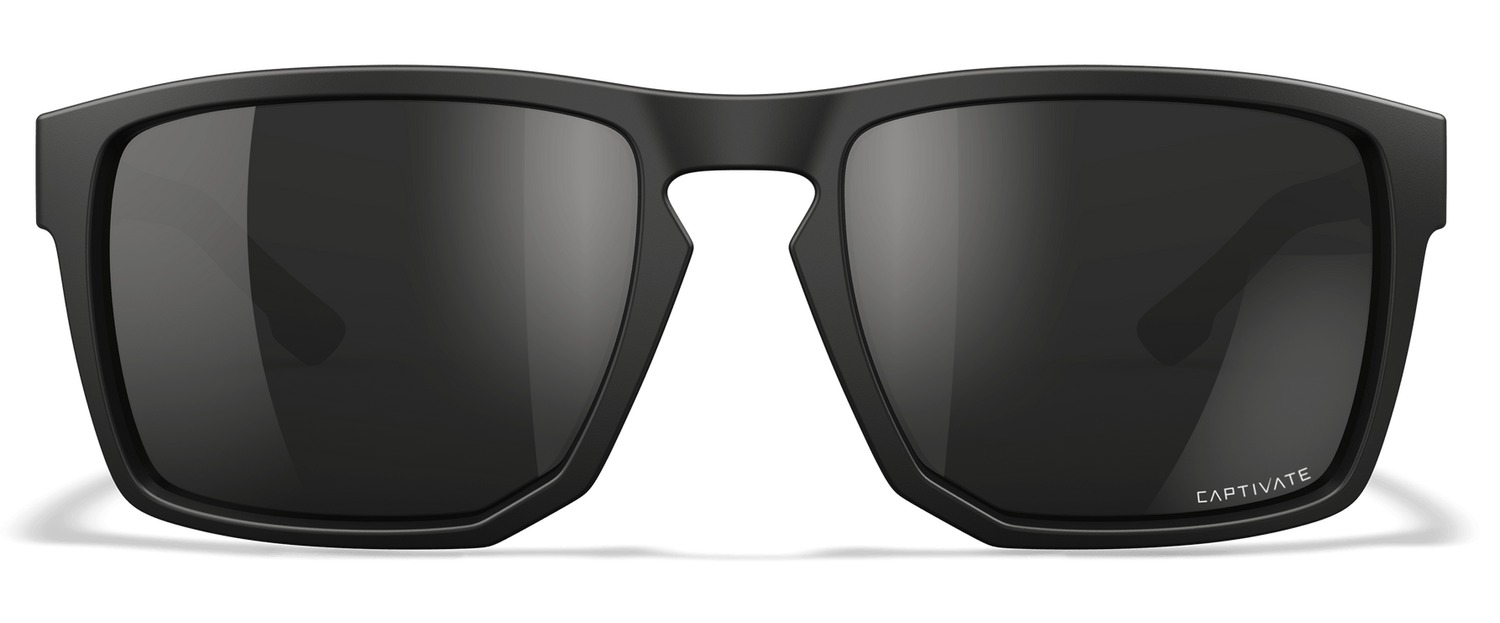 Stylish black sunglasses with dark lenses