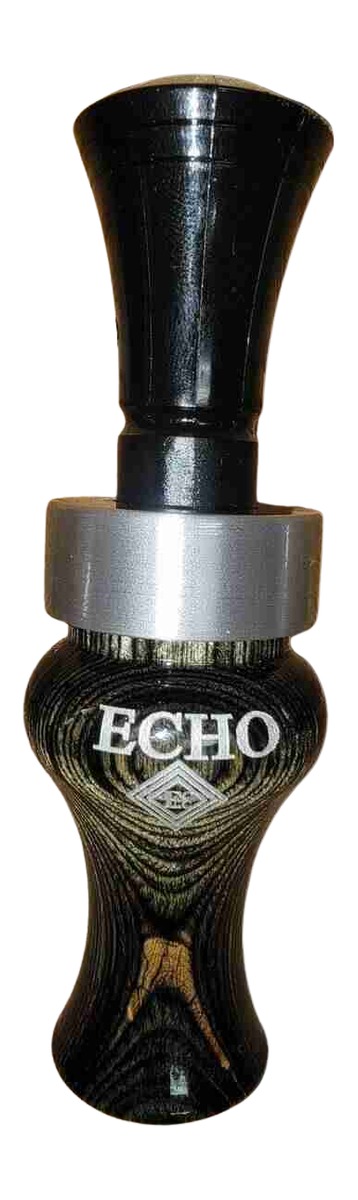 Black Echo duck call with silver band