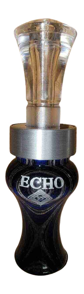 ECHO branded duck call with metallic top