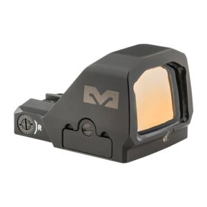 Compact black reflex red dot sight optic