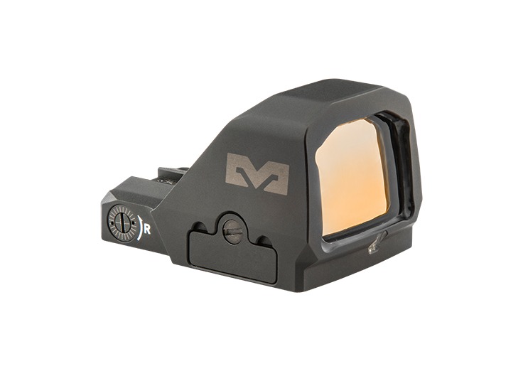 Compact black reflex red dot sight optic