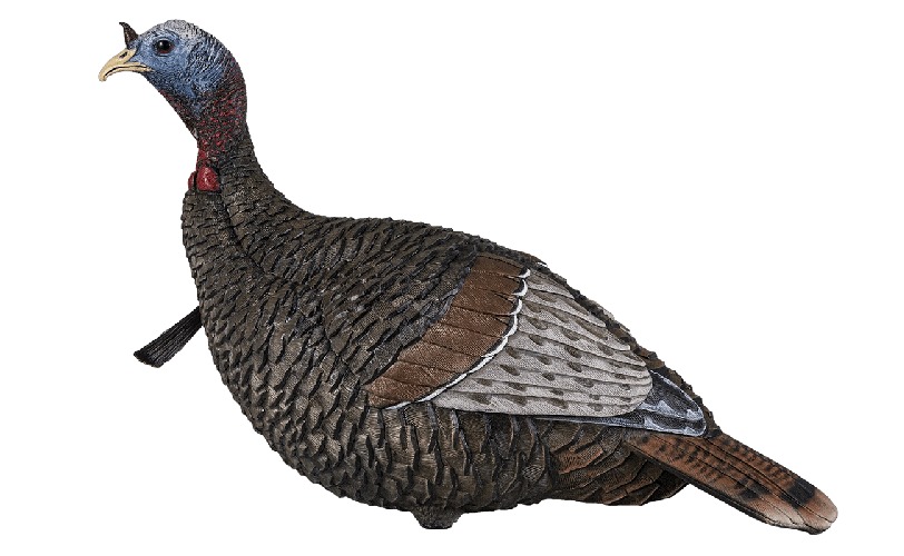 Realistic turkey decoy statue