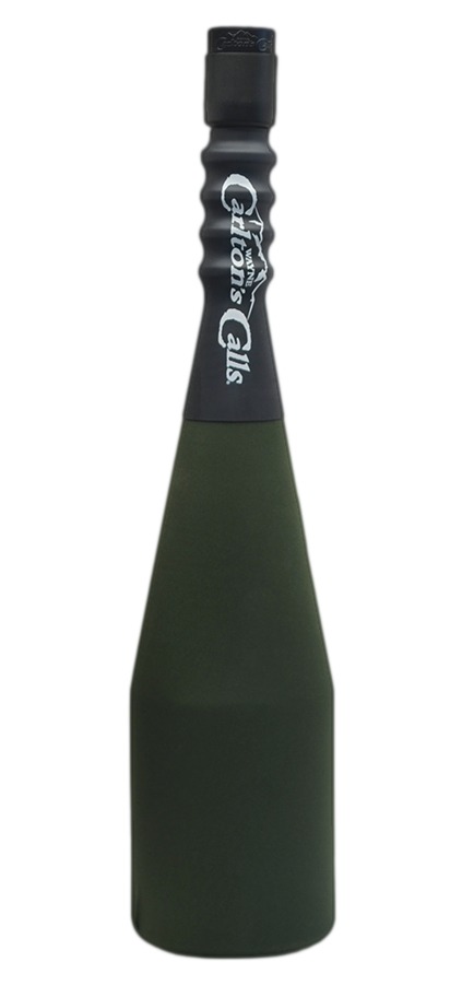 Dark green Triton's Call wine bottle