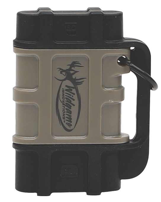 Rugged beige and black waterproof storage case