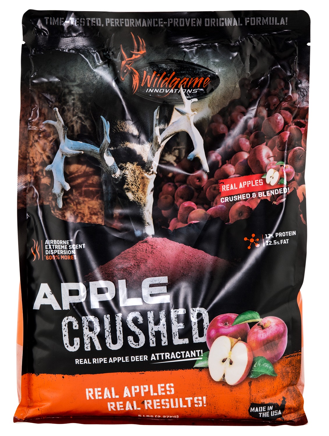 Apple Crushed deer attractant bag with apples