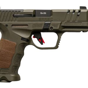 Olive green SAR9 SOCOM 9mm handgun