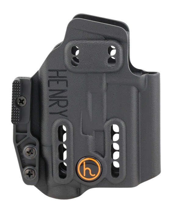 Black Kydex concealed carry pistol holster