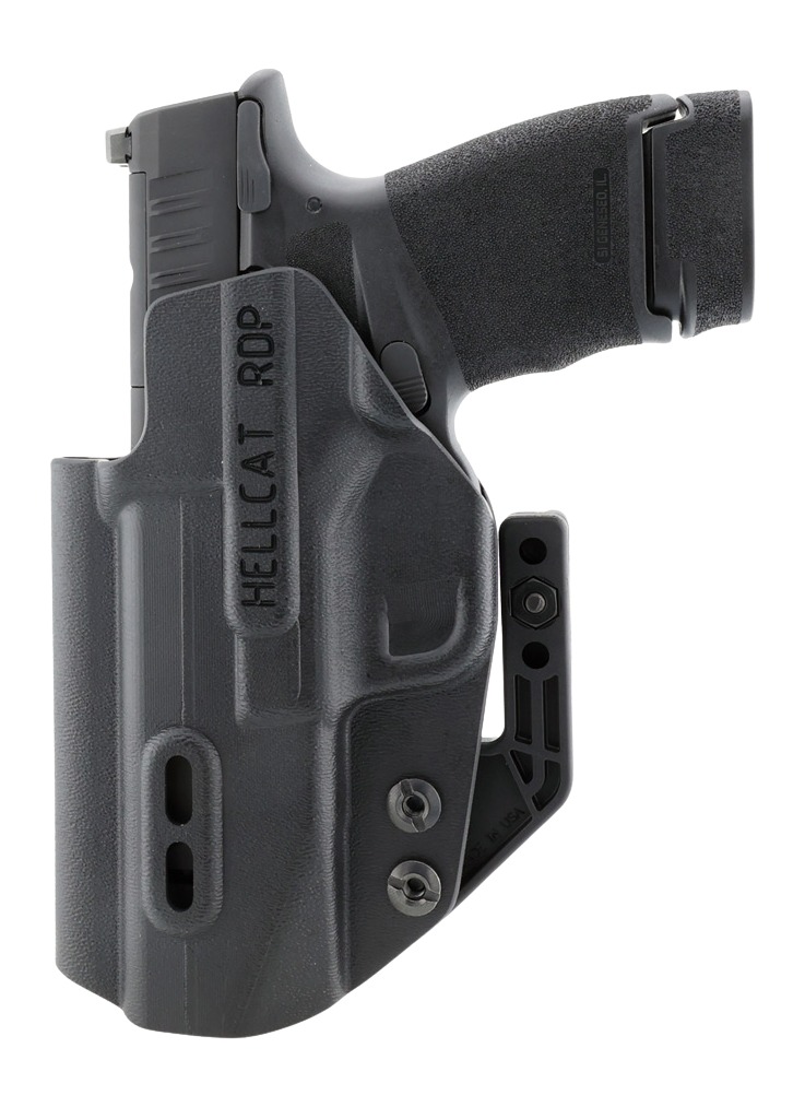 Black Hellcat RDP handgun in holster