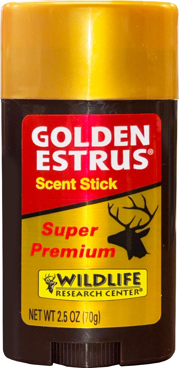 Golden Estrus Super Premium scent stick container