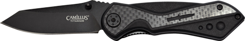 Black Camillus titanium folding pocket knife