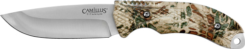 Camillus Titanium knife with patterned handle