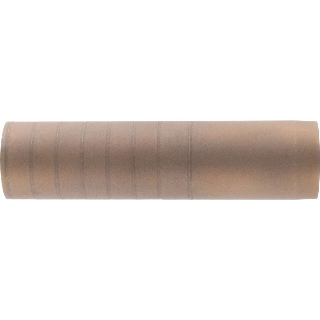 Brown cylindrical object with horizontal lines