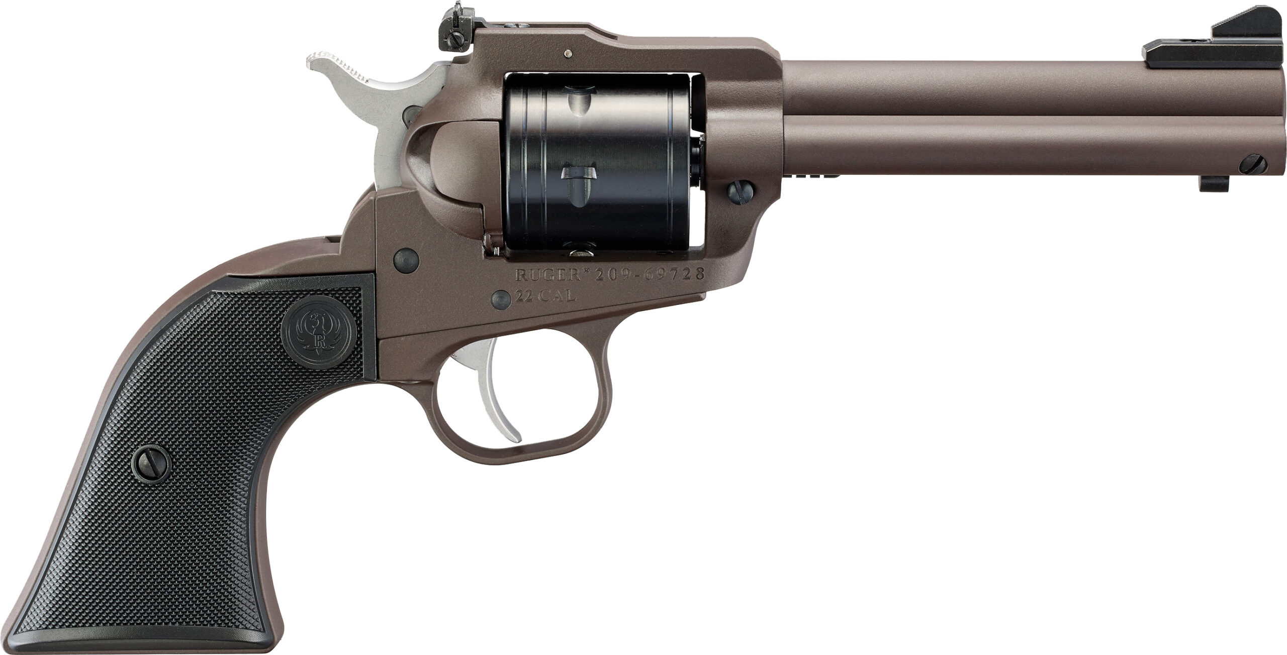 Ruger .22 caliber revolver side view