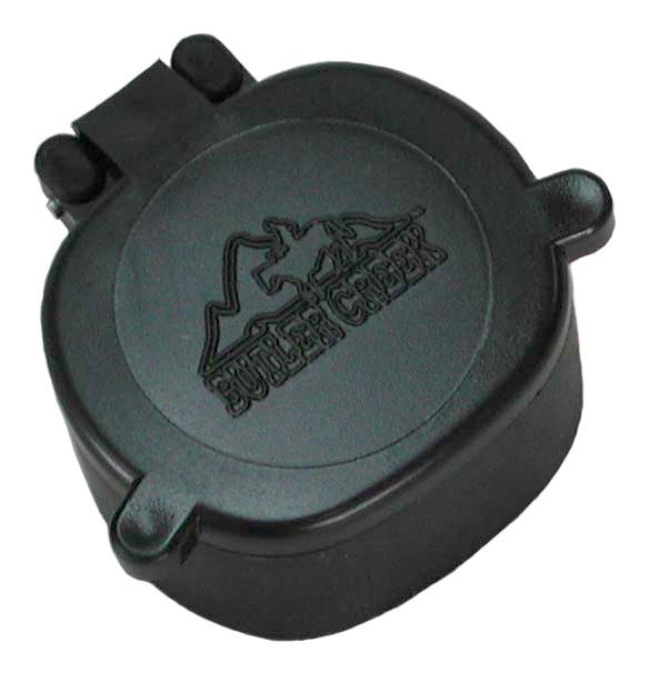 Black plastic cap with logo.