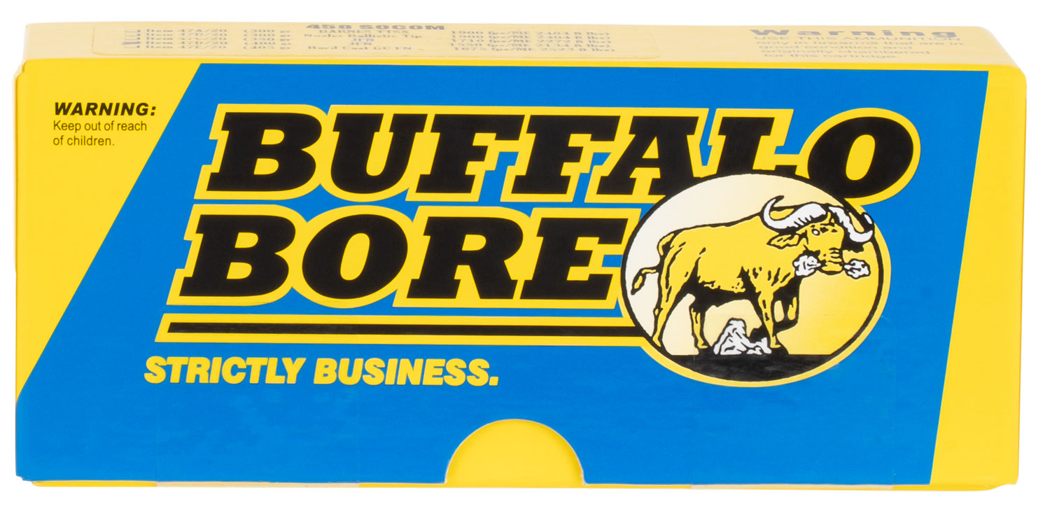 Buffalo Bore ammunition packaging