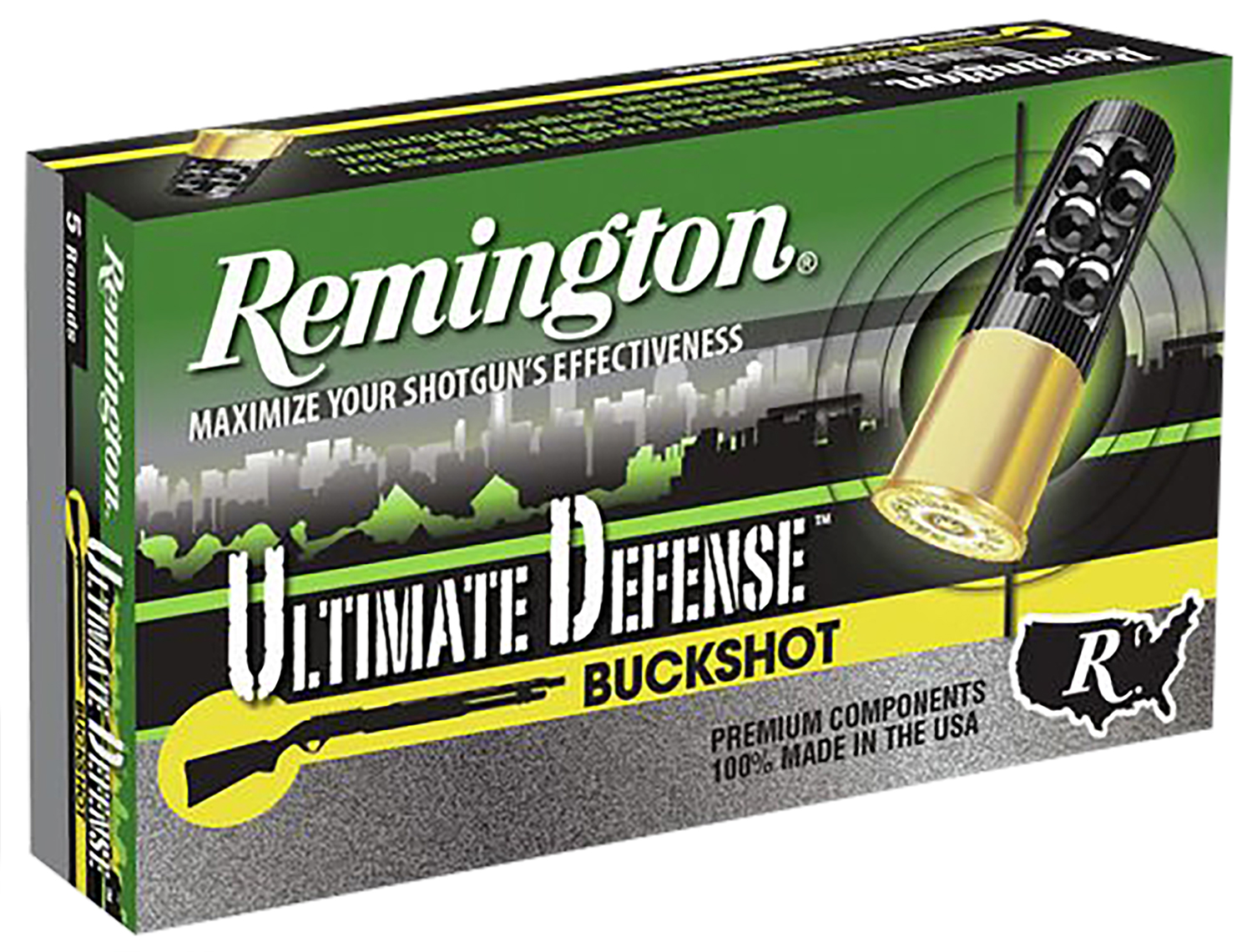 Remington Ultimate Defense Buckshot box