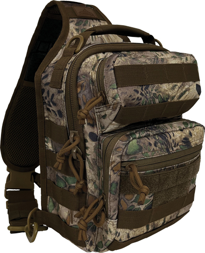 Camouflage tactical backpack with multiple compartments