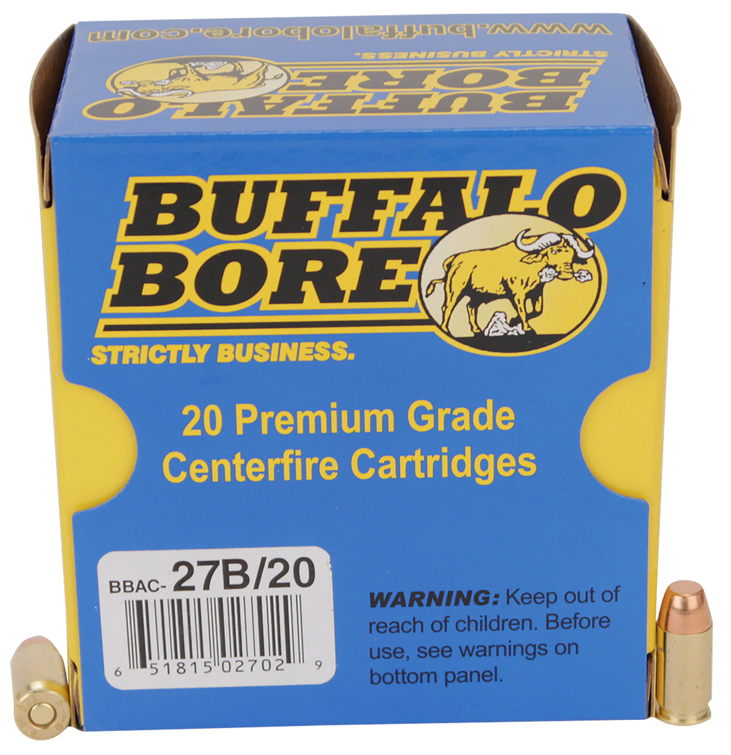 Buffalo Bore ammunition box