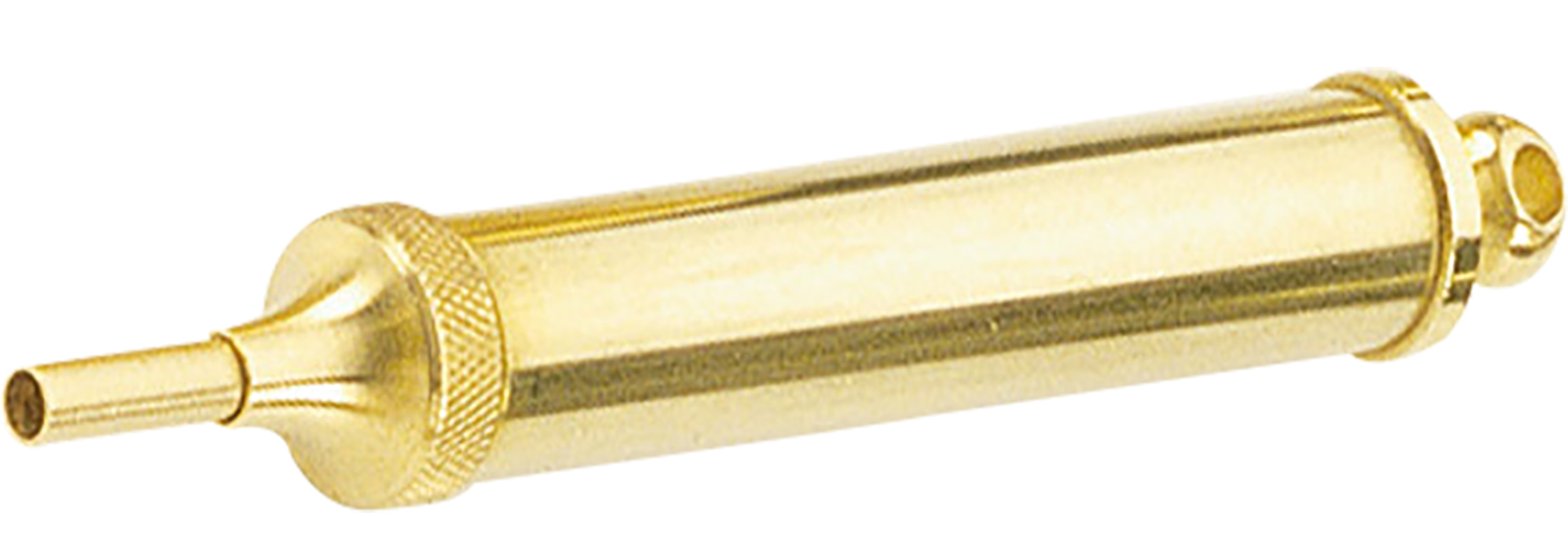 Brass tool with a pointed tip