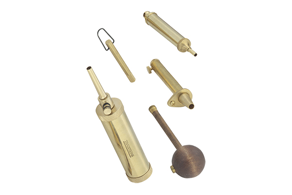 Set of brass music tools