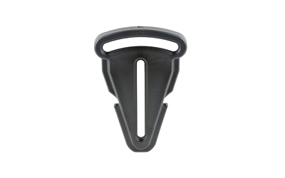 Black triangular plastic handle with center slot
