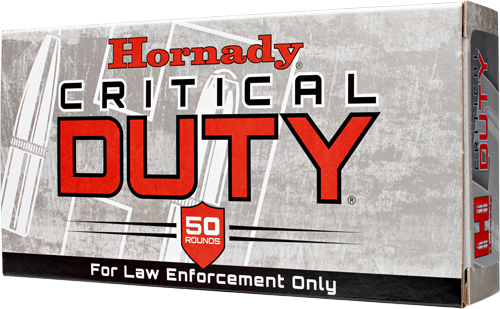 Hornady Critical Duty ammunition box packaging