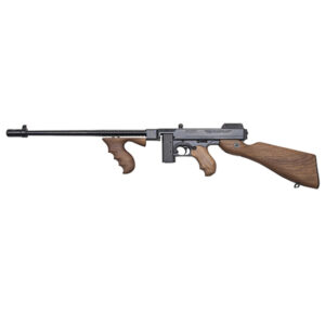 Vintage firearm with wooden components
