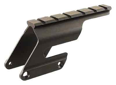 Metal rail accessory for firearm mounting