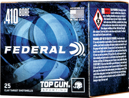 Box of Federal .410 bore shotgun shells