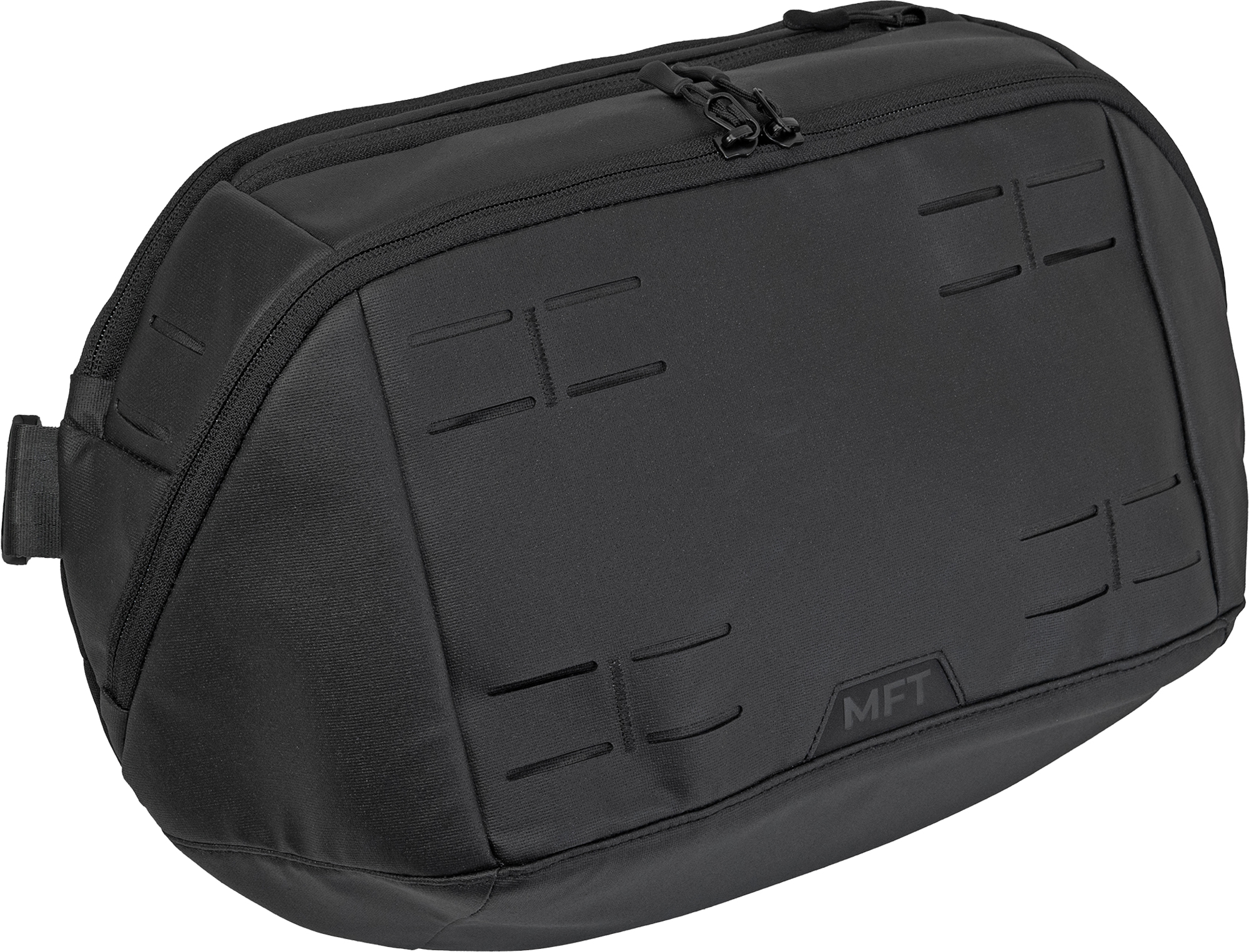 Sleek black utility bag