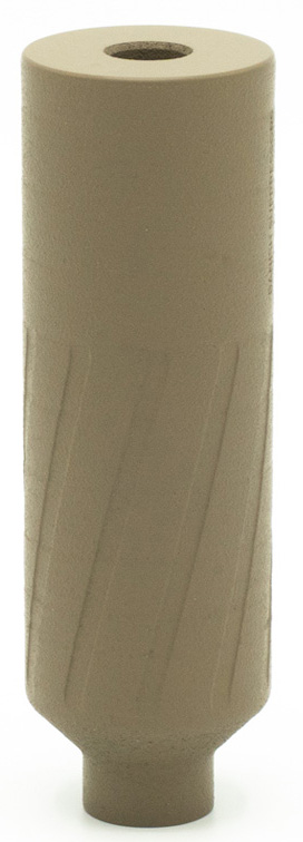 Beige plastic tapered furniture leg