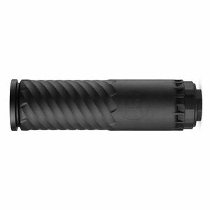 Black textured cylindrical handlebar grip