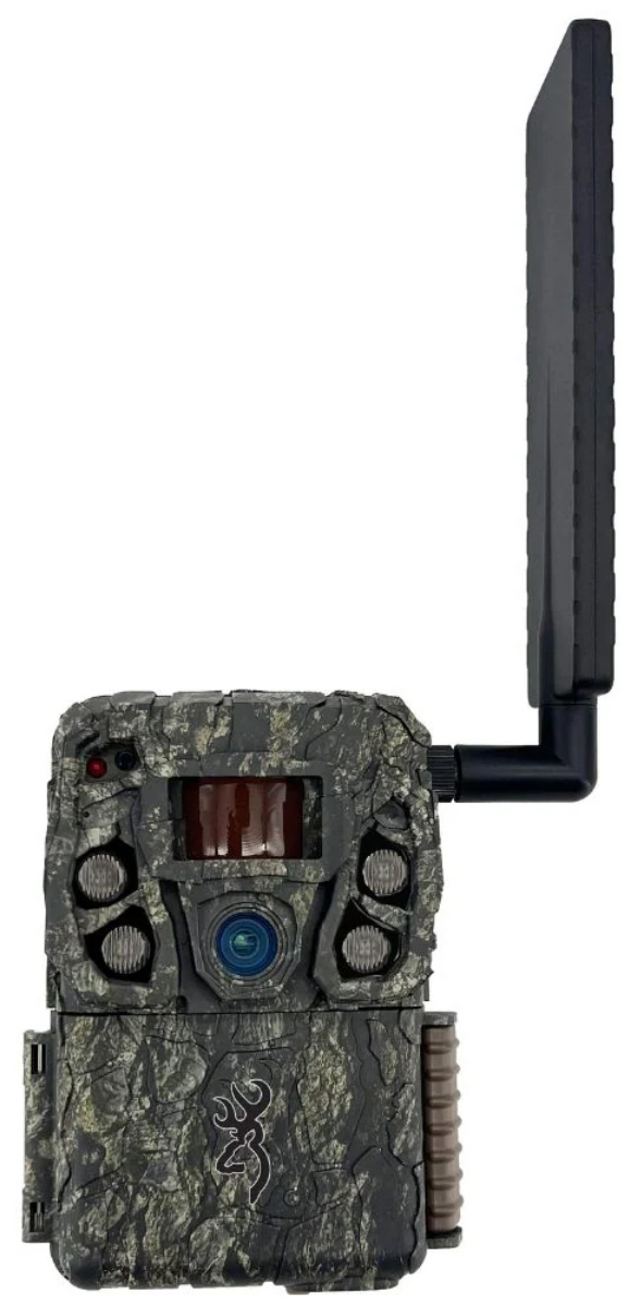 Camouflage trail camera with external antenna