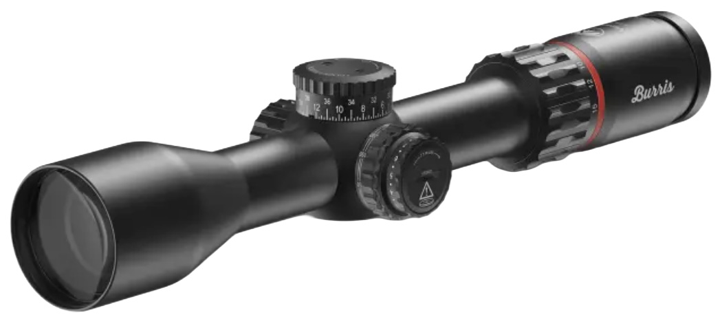 Burris rifle scope isolated on white background