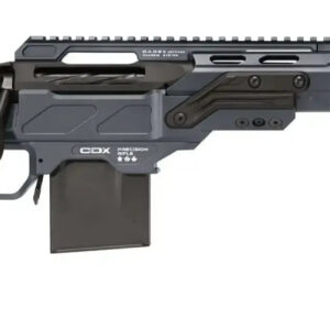 Modern precision bolt-action rifle with adjustable stock