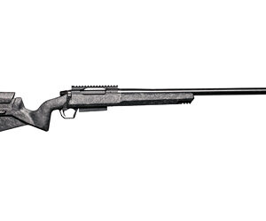 Long rifle with a modern design