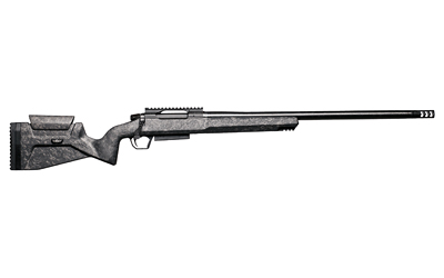 Long rifle with a modern design