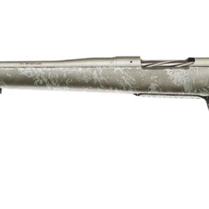 Stylish hunting rifle with patterned stock