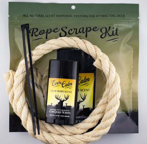 Rope Scrape Kit deer scent product packaging