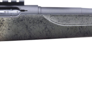 Bolt-action rifle isolated on white background