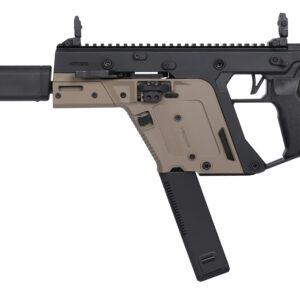 KRISS Vector submachine gun with suppressor attached