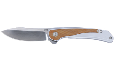 Folding knife with wooden handle and steel blade
