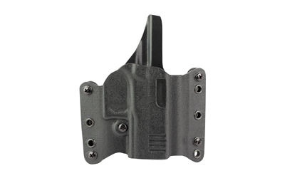 Black Kydex inside-the-waistband handgun holster