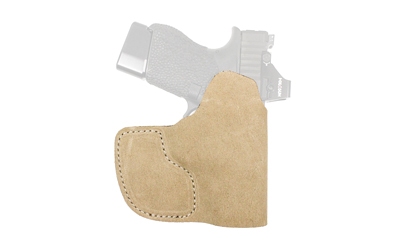 Tan suede leather handgun holster