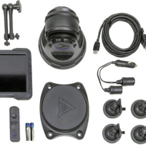 Dash camera kit with monitor and accessories