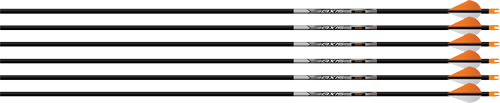 Set of paintbrushes with orange paint tips