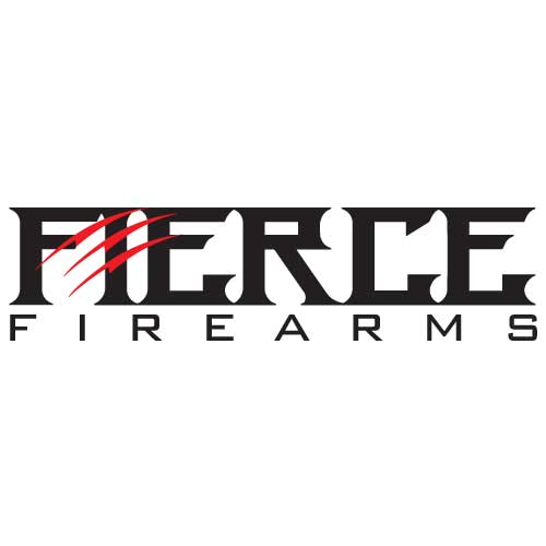Fierce Firearms logo with red claw marks