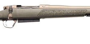 Bolt-action hunting rifle with scope rail
