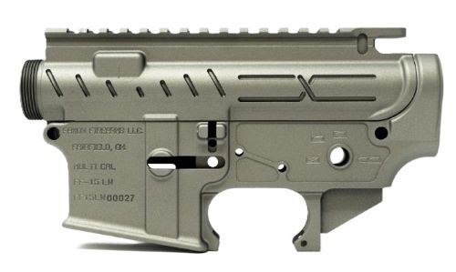 Olive drab AR-15 upper and lower receiver