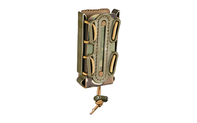 Brown leather key organizer with dangling keys